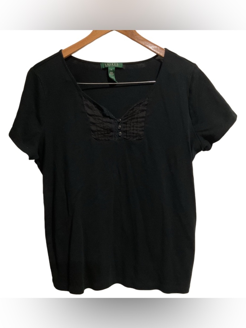 Lauren Ralph Lauren Women’s T-shirt Black Short‎ Sleeve
